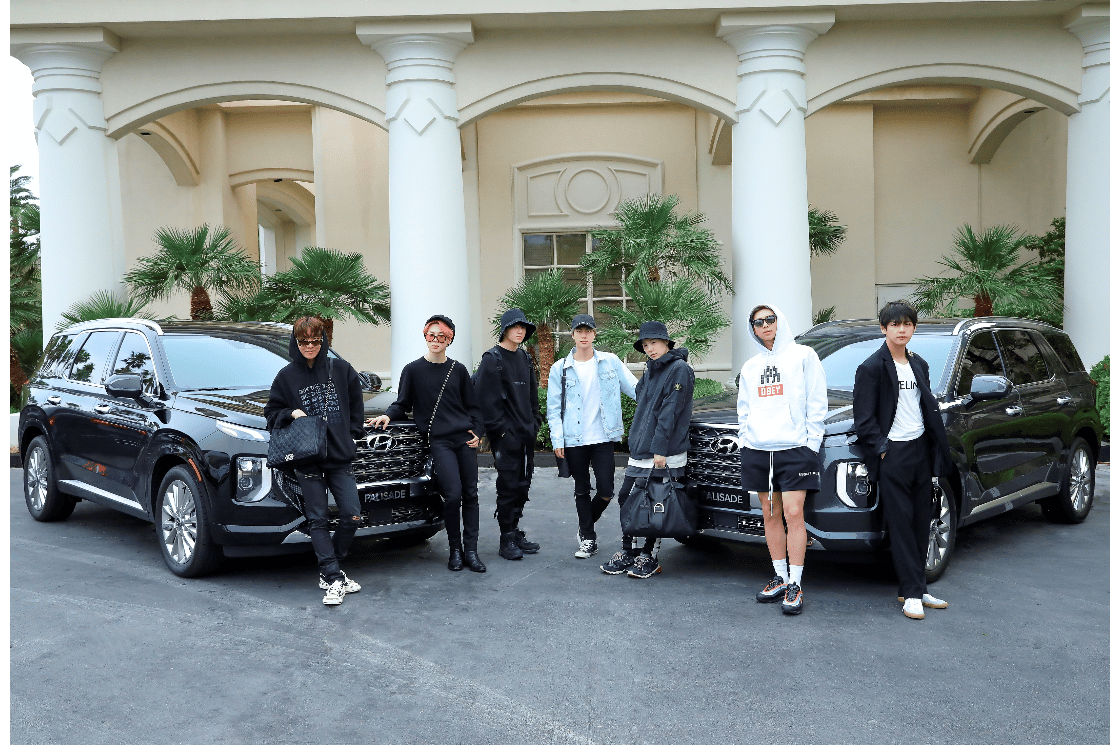 Hyundai palisade bts